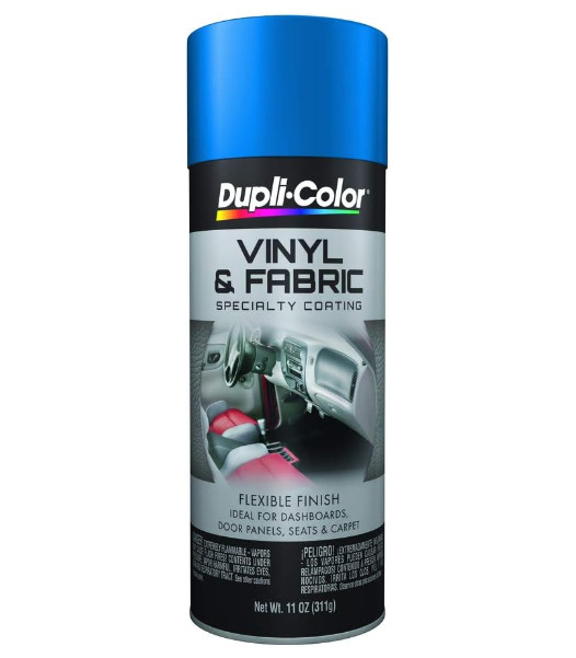 3PK Vinyl Blue Spray Paint Seat Fabric Carpet Consoles Metal Plastic Wood Coatin