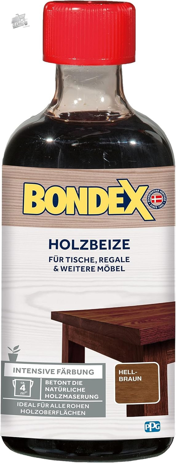 Bondex Interior Wood Bite Impregnating Dye Furniture Dye Brown 250g