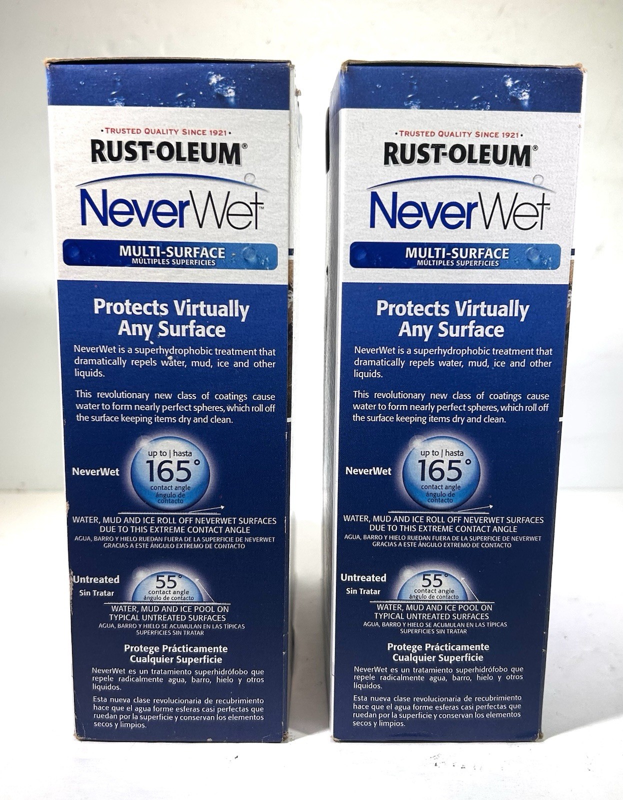 Rust-Oleum Never Wet Multi-Surface Liquid Repelling Treatment Clear 18oz Lot (2)