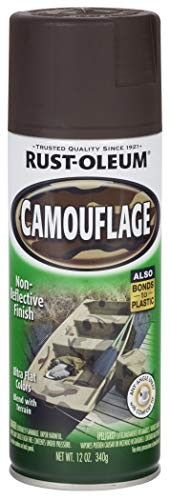Rust-Oleum 1918830 1918-830 Camouflage Spray Paint, 12 oz, Earth Brown