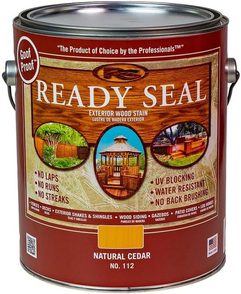 2-Pack of 1 Gal Ready Seal 112 Natural Cedar Exterior Stain & Sealer for Wood
