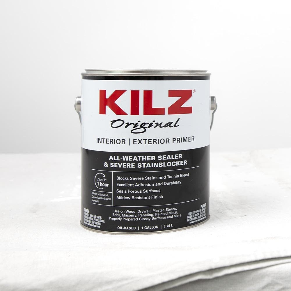 Original 1 Qt. White Oil-Based Interior and Exterior Primer, Sealer, and Stain B
