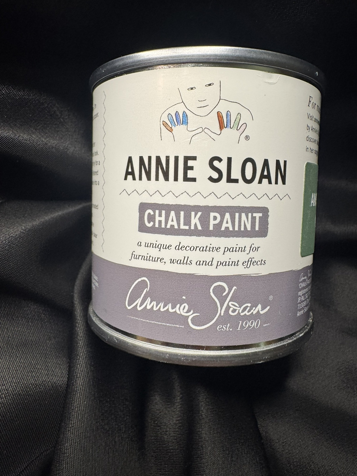 New Annie Sloan Amsterdam Green Chalk Paint 4.06 fl.oz