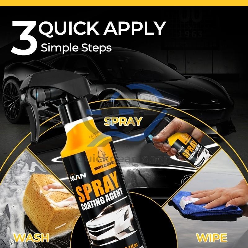 2Pack 300ml Car Coating Spray Car Paint Spray Coating Agent Antifouling US