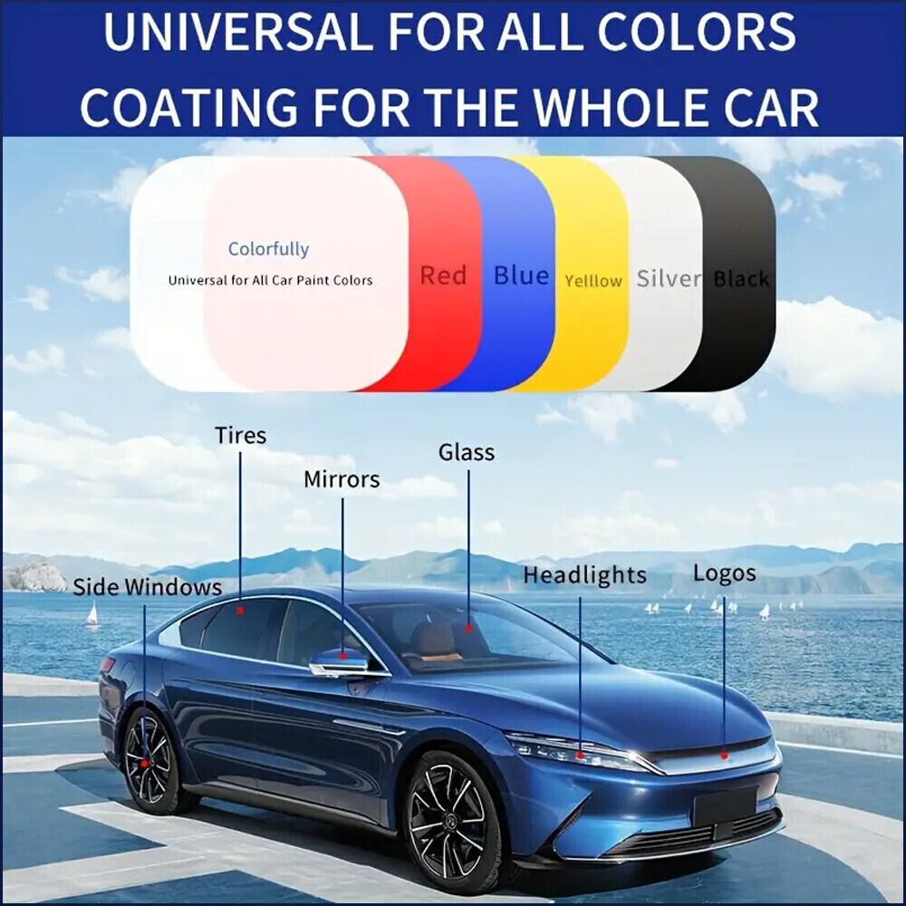 500ML Set Sopam* Car Coating Spray Protection Quick Car Wax Polish Motorcycle