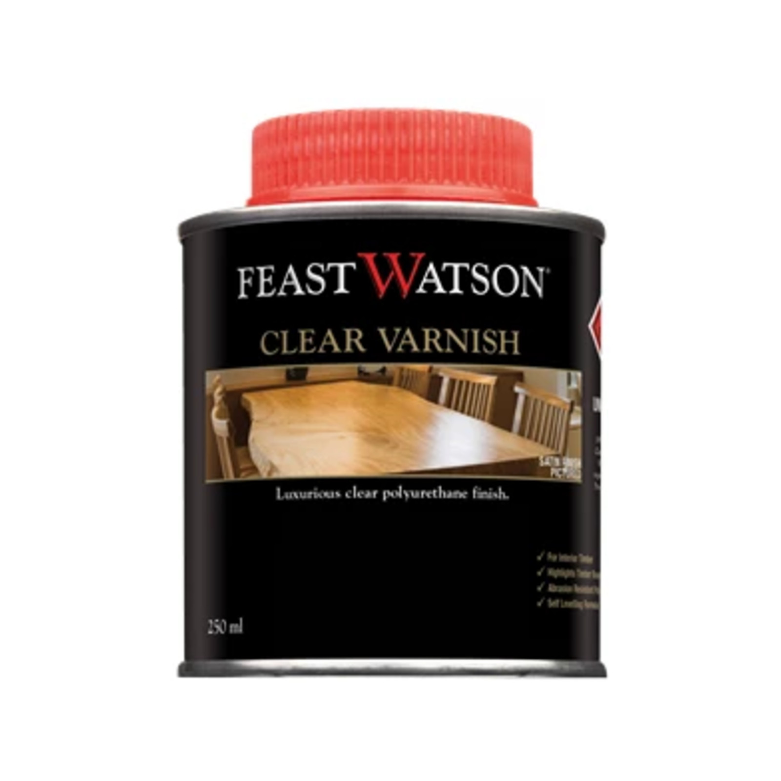 Feast Watson 250ml Gloss Clear Varnish