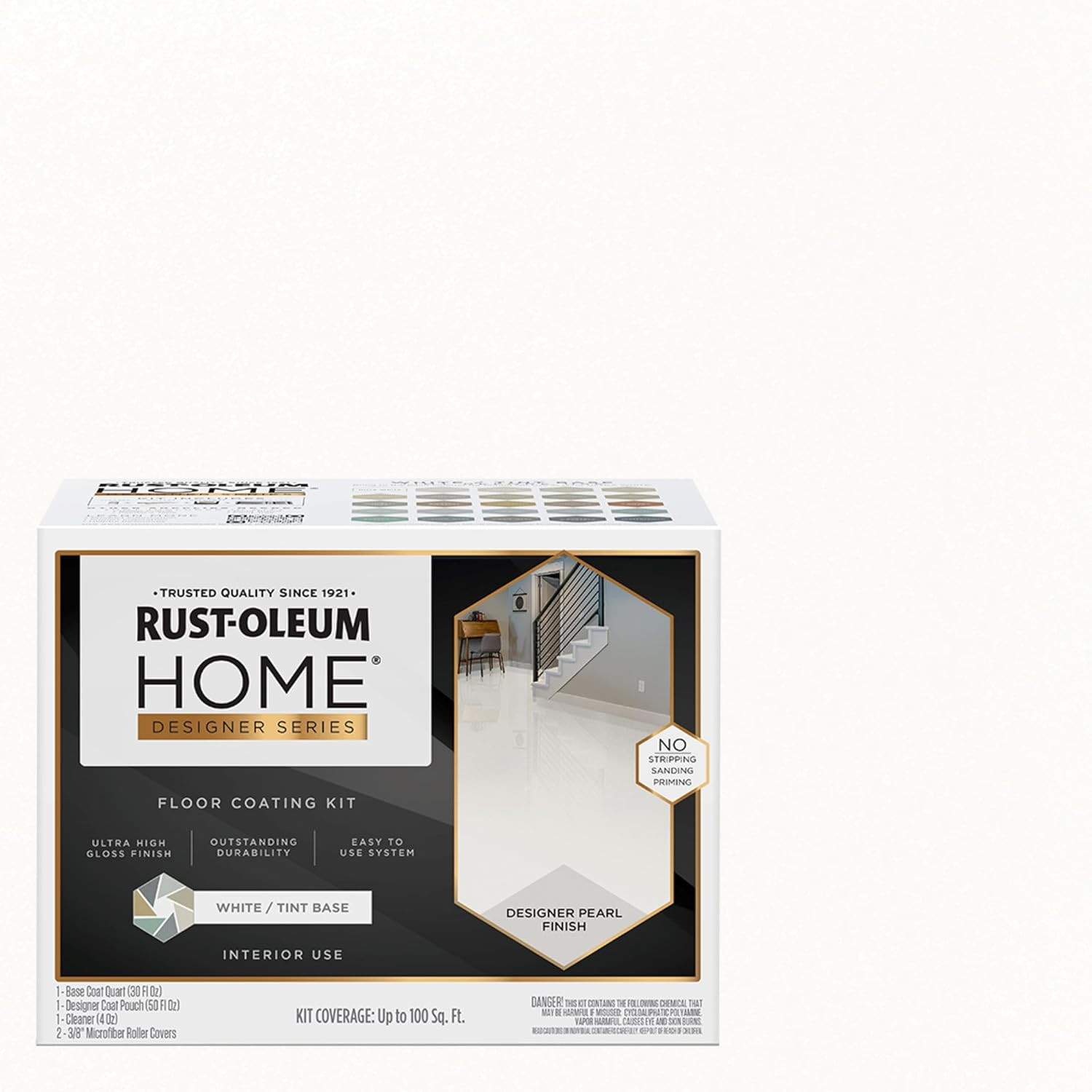 High Gloss White Floor Coating Kit – Transform Your Space Today!
