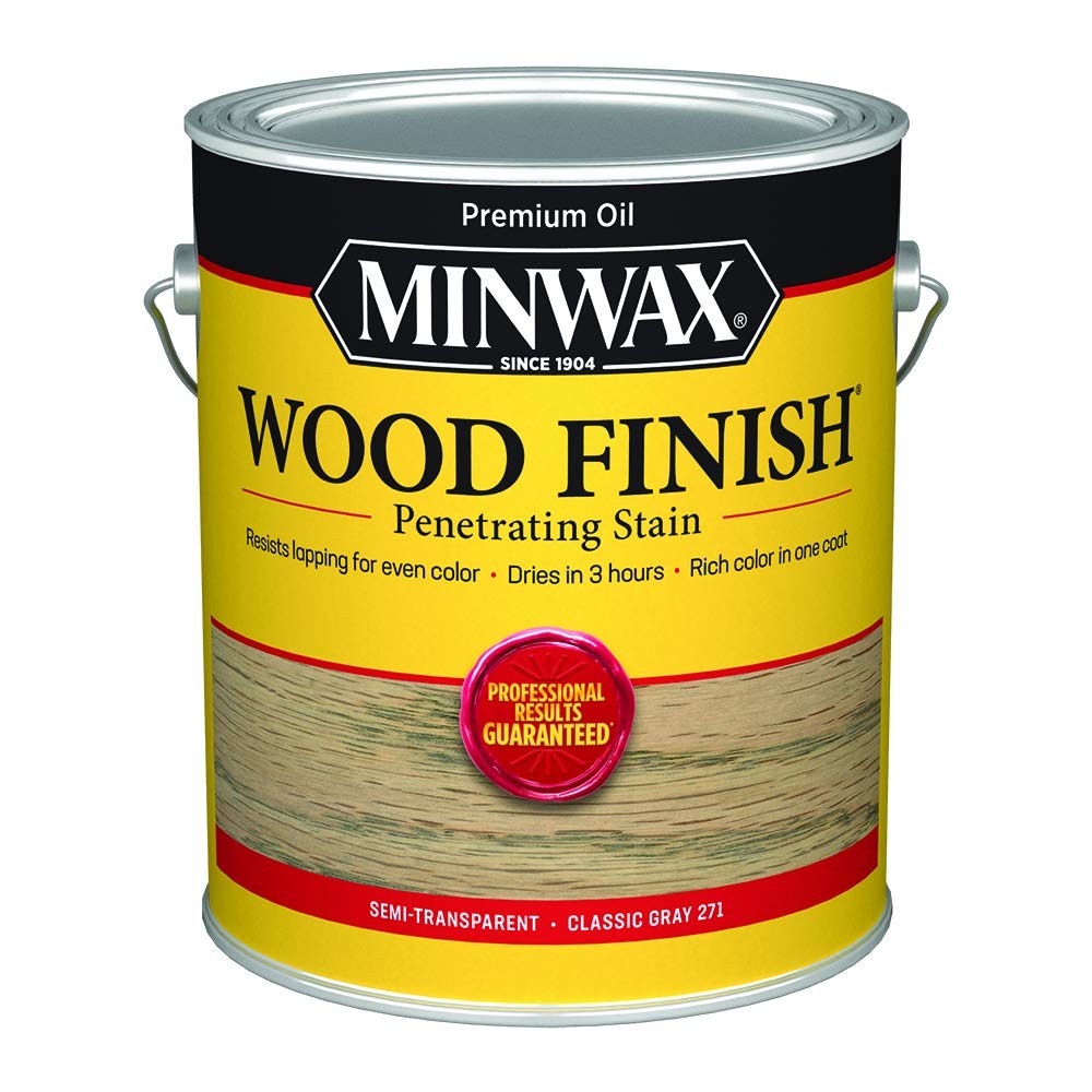 Minwax 710980000 Wood Finish 250 Voc Compliant Classic Gray Stain Gallon