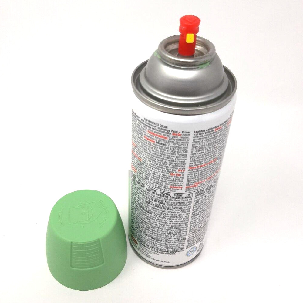 Krylon COLORmaxx Spray Paint and Primer for In/Outdoor Use,Gloss Satin Pistachio