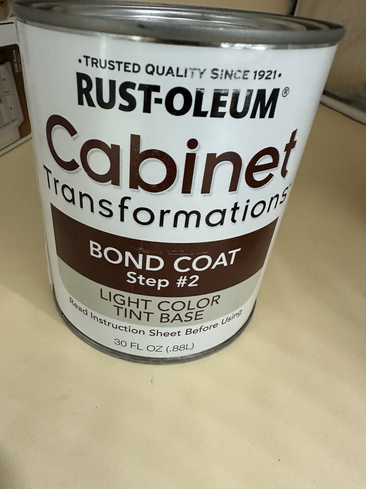 Rust-Oleum Cabinet Transformations Kit Light Tint 258109 Preowned
