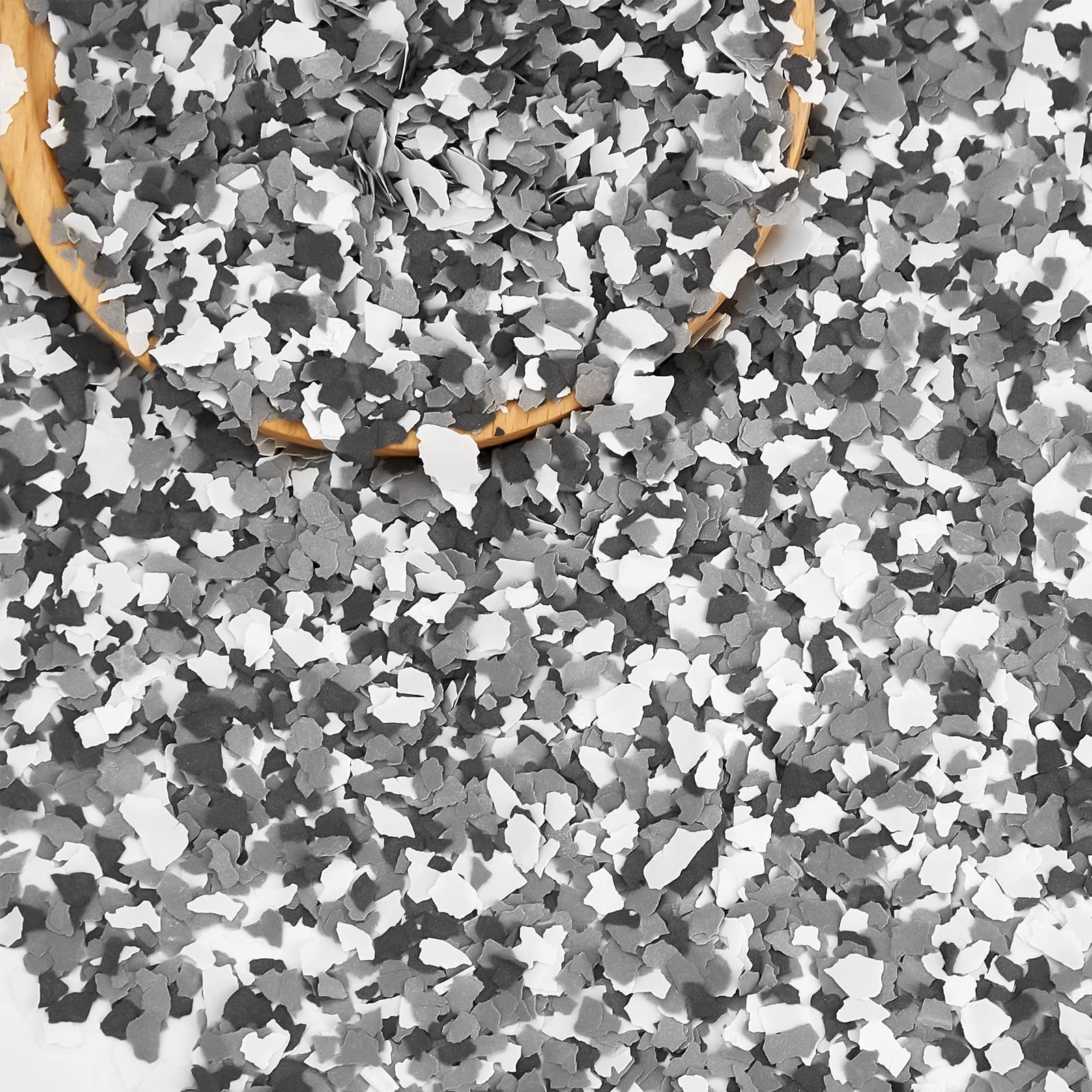 2800 G/ 6. 17 lb Blend Decorative Color Chips Epoxy Flakes for Garage Floor B…