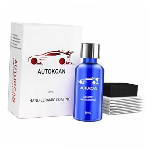 9H Nano Ceramic Coating for Cars, Anti-Scratch High Gloss Ceramic Coating Kit