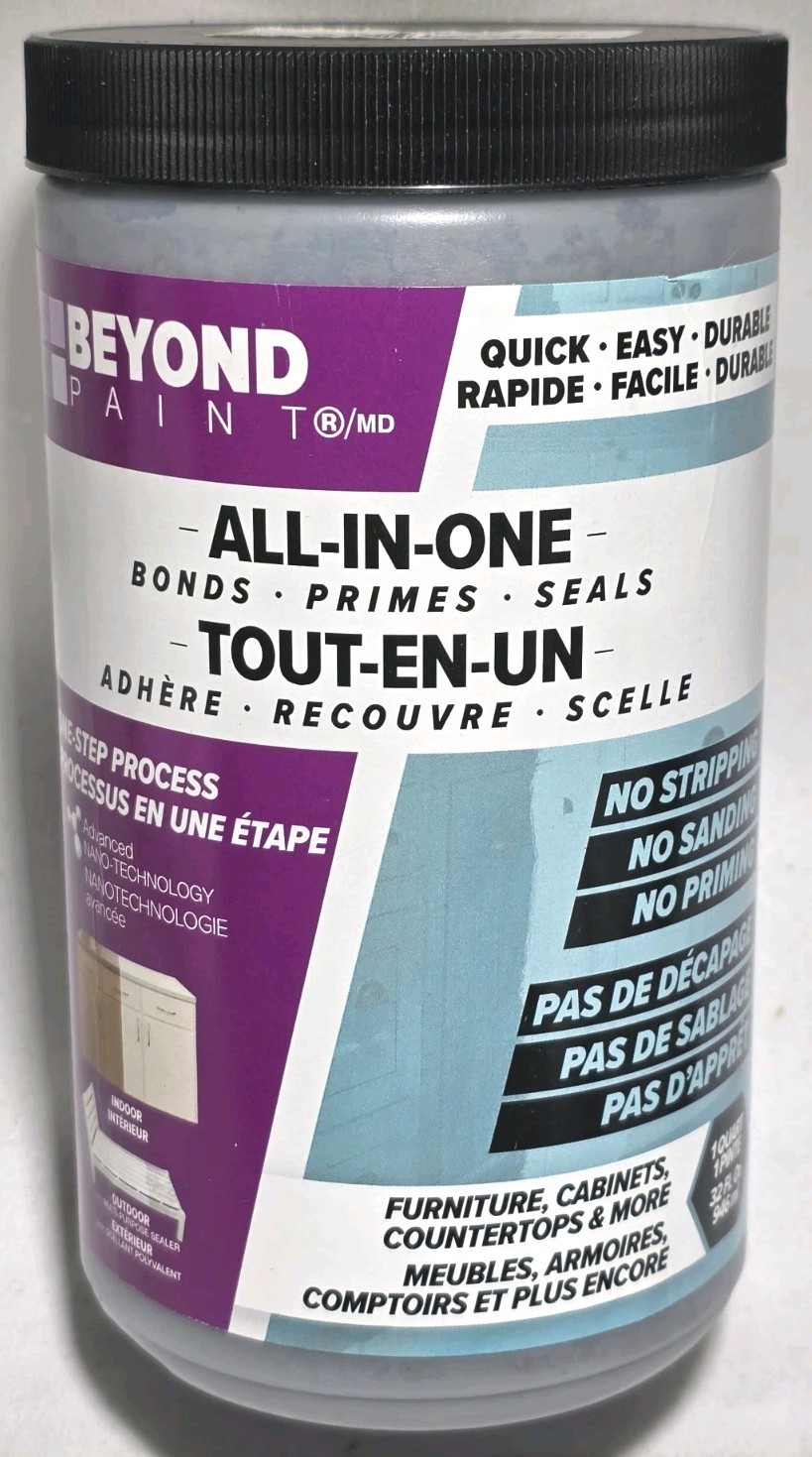 32 Fl Oz Beyond Paint All in One Furniture Refurbishing Paint, Color Pewter