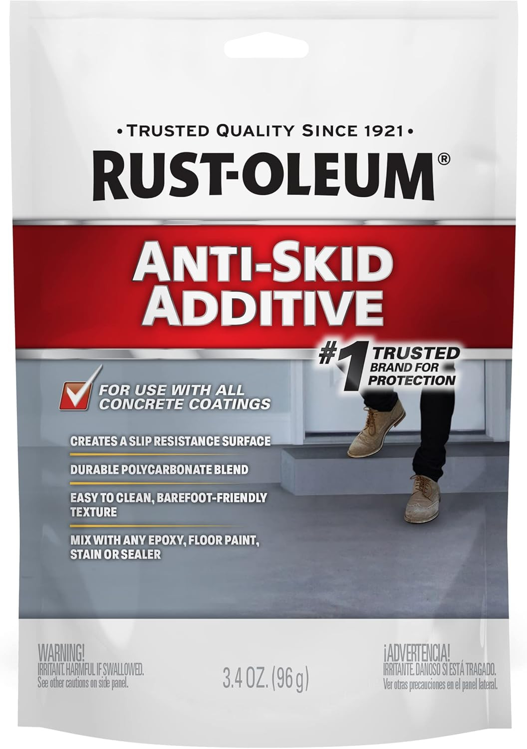 Anti-Skid Additive | Aluminum Oxide Formula | Adds Slip Resistance | Sand-Like P