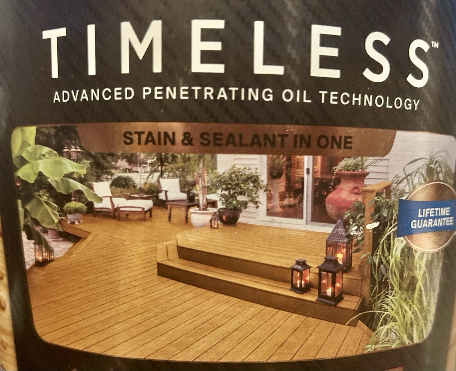PPG Timeless Penetrating Natural Wood Oil Stain & Sealant Natural Finish 1 Gal