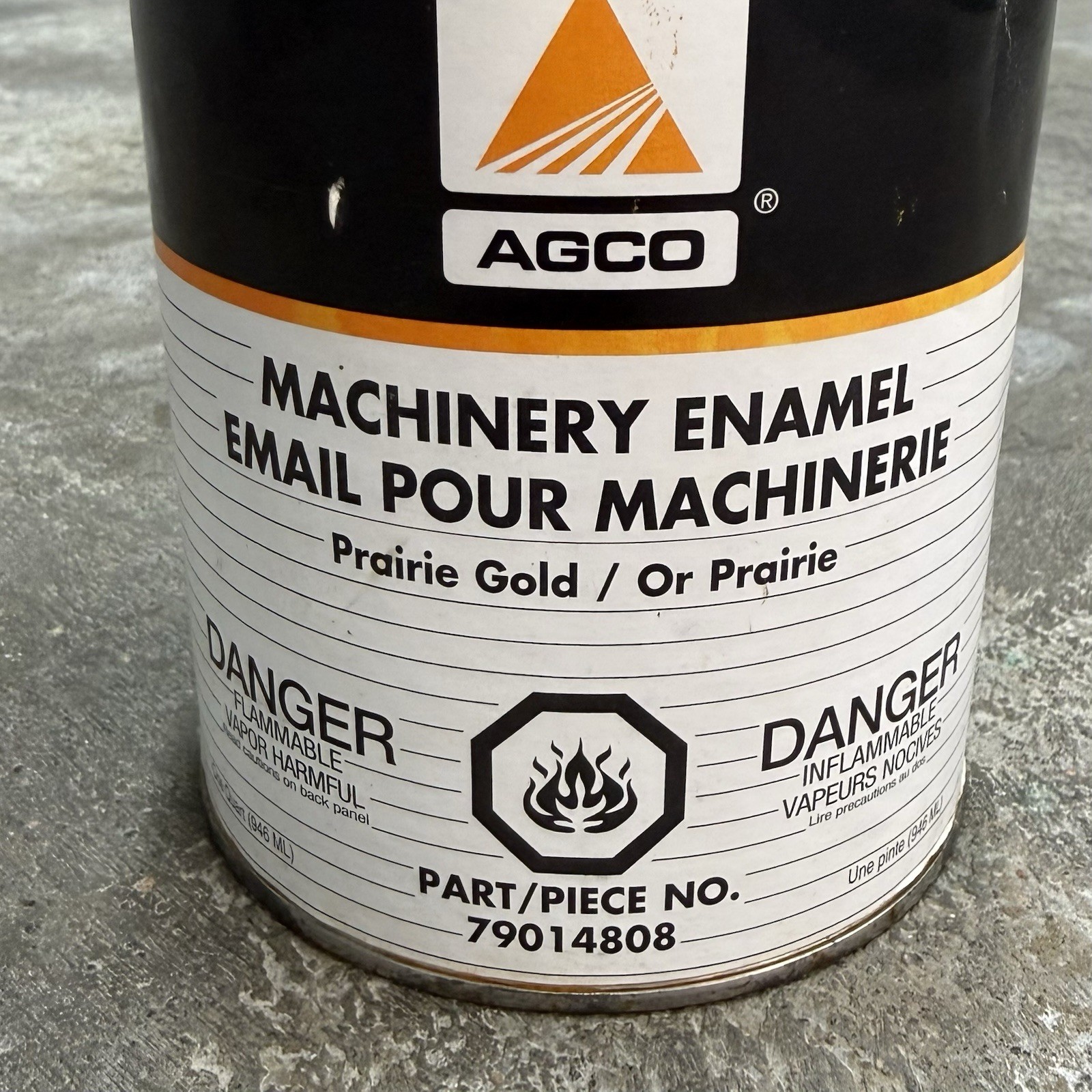 AGCO Prairie Gold Machinery Enamel Quart 79014808 Minneapolis Moline New Paint
