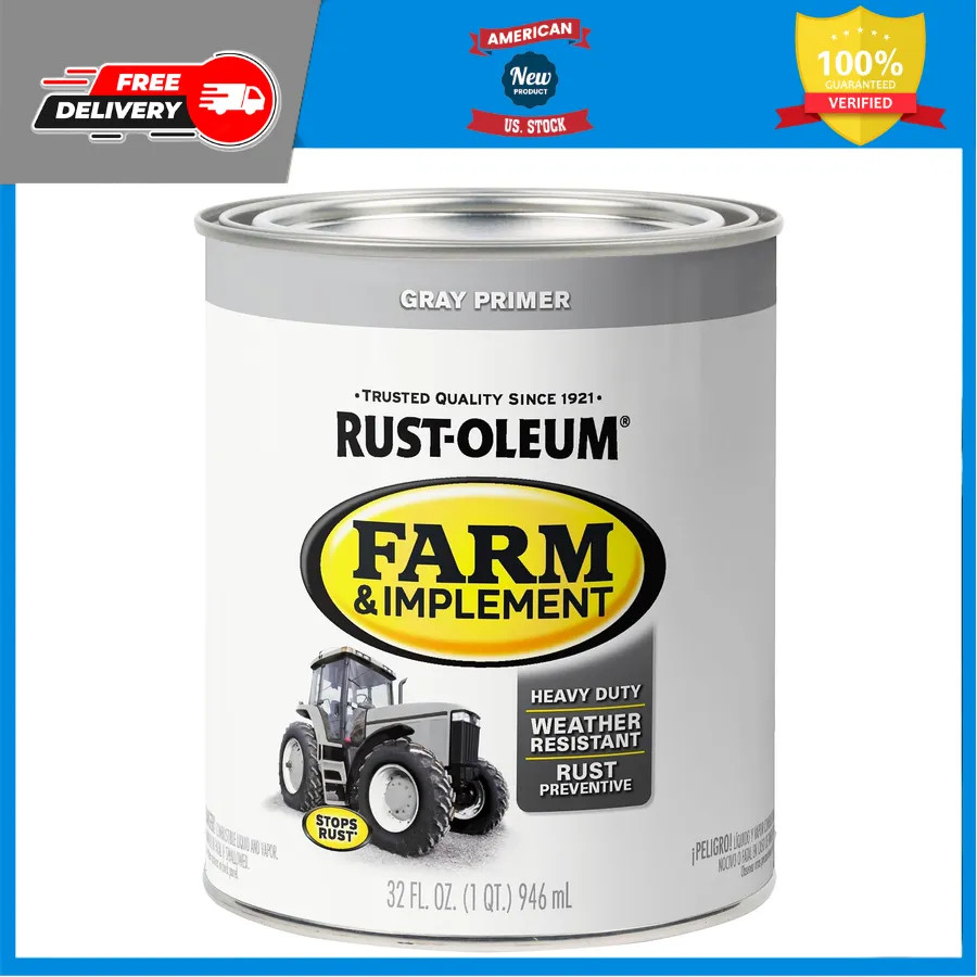 Rust-Oleum Farm & Implement Spray Paint JD Yellow 12oz Pack of 6