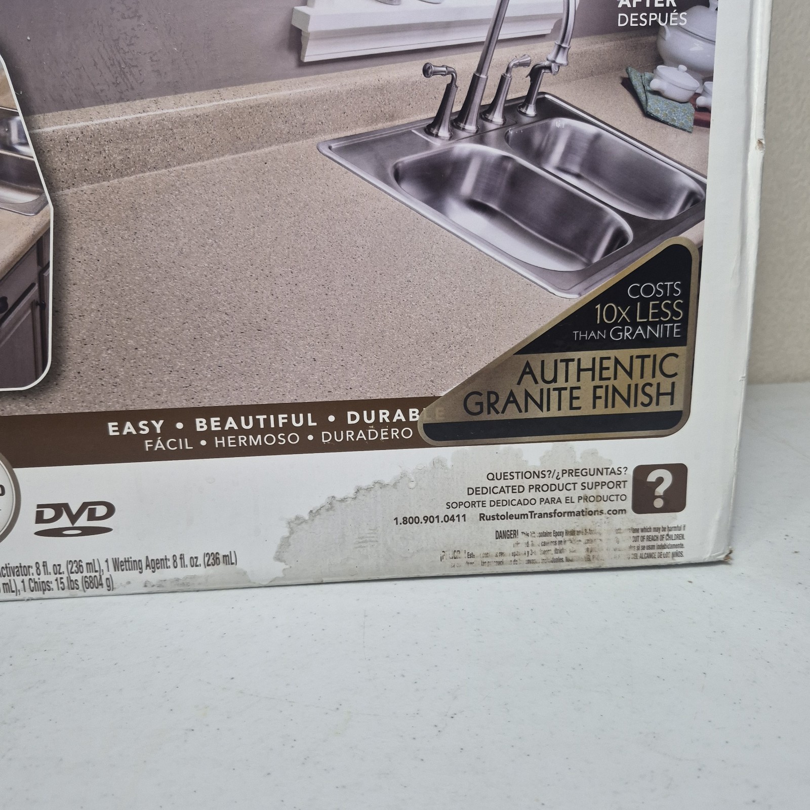 RUSTOLEUM DESERT SAND TRANSFORMATIONS COUNTERTOP REFINISHING SYSTEM