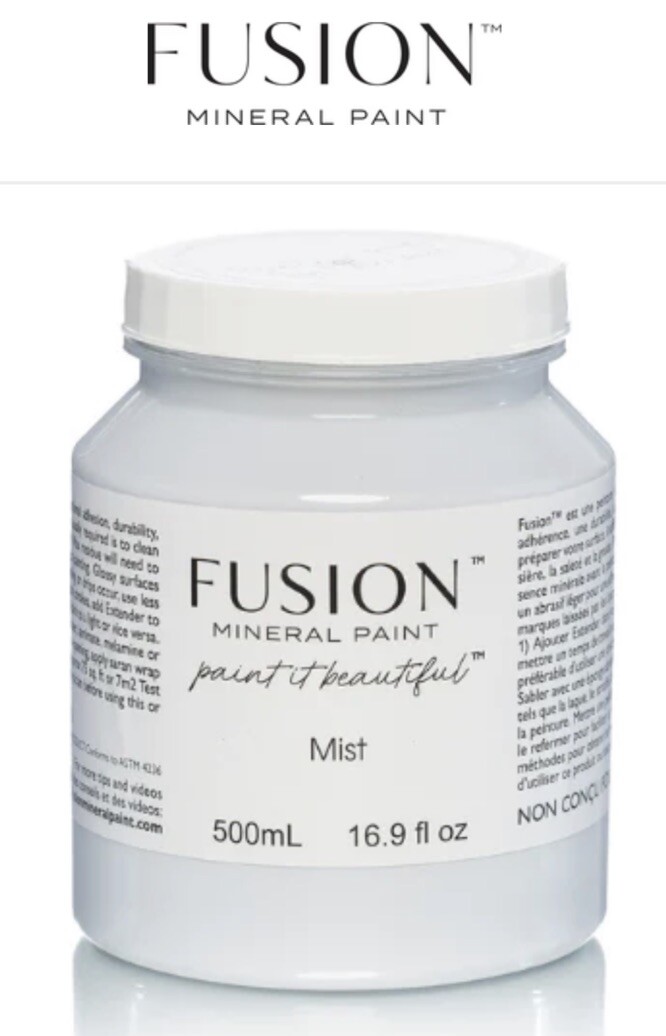 Fusion Mineral Paint Mist 500ml 16.9 Oz New Unopened