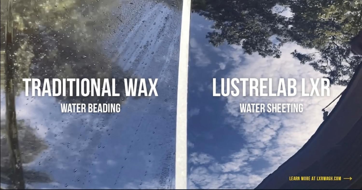 LustreLab LXR All-In-One Acrylionic Auto Car Wash and Wax, Replaces 5
