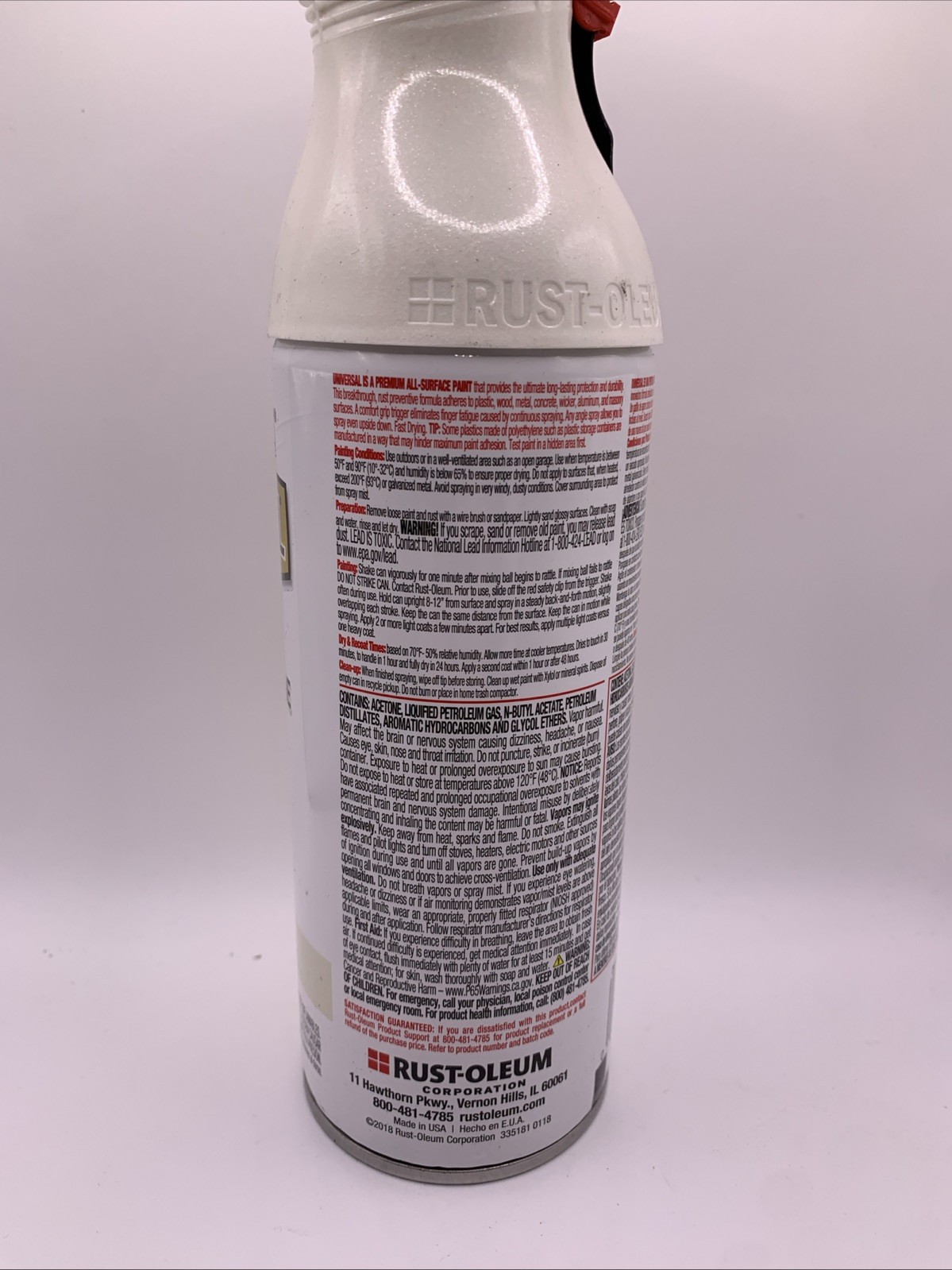 Rust-Oleum 261411 Universal All Surface Spray Paint &amp; Primer, 11oz