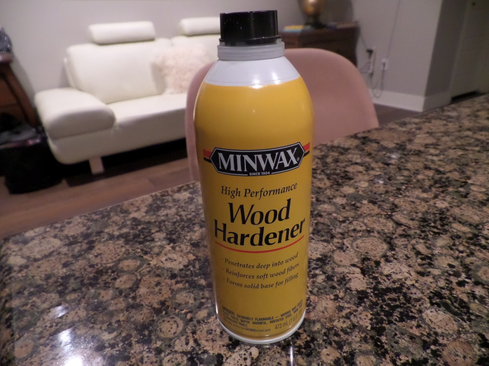 MINWAX WOOD HARDENER High Performance Strengthens Seals Rotting Wood 1 pt 41700