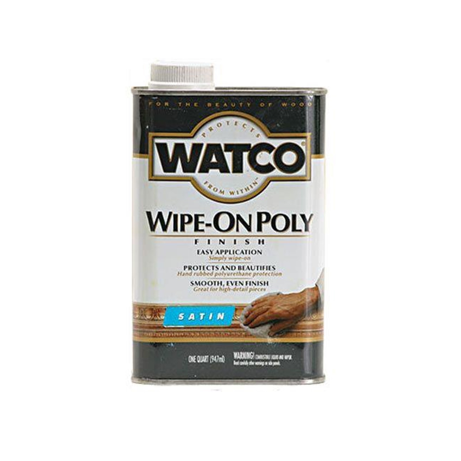 WATCO Wipe-On Polyurethane Satin Qt.