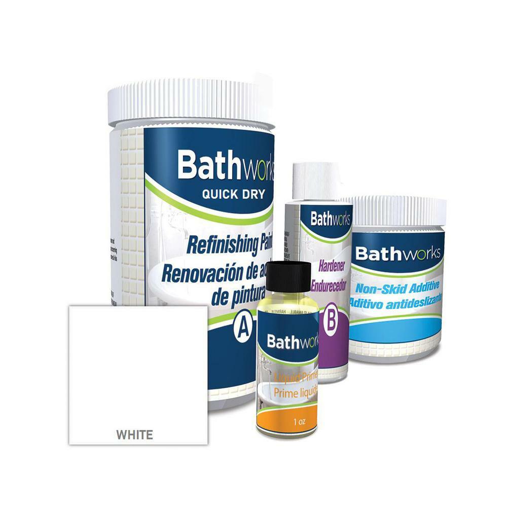22 oz. Quick Dry in White Slip Guard Bathtub Refinish Kit