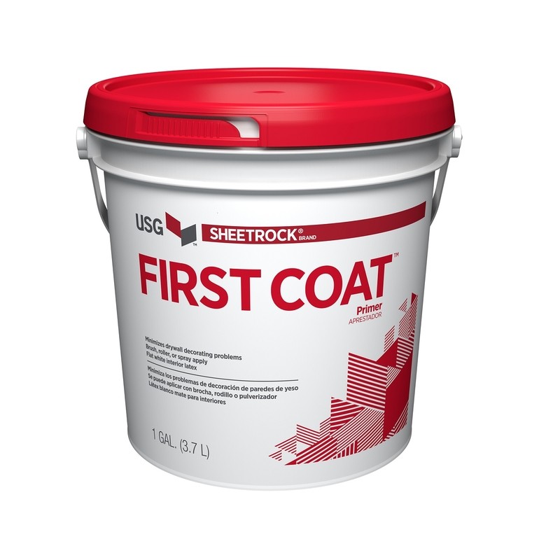 Sheetrock 544825 Interior White Latex Coating Flat Sheen Tintable Primer 1 gal.
