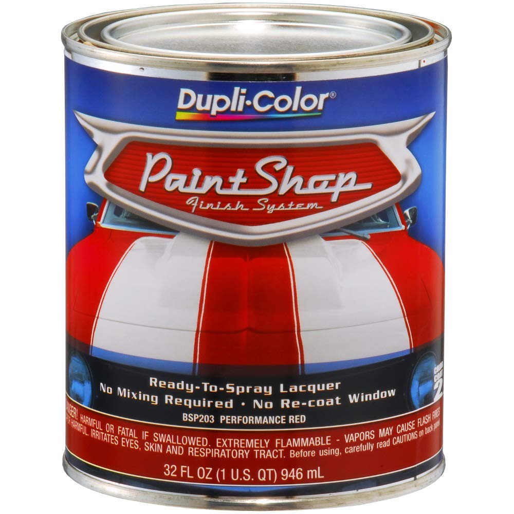 Premium Automotive Paint Finish System – Performance Red, 1 Quart