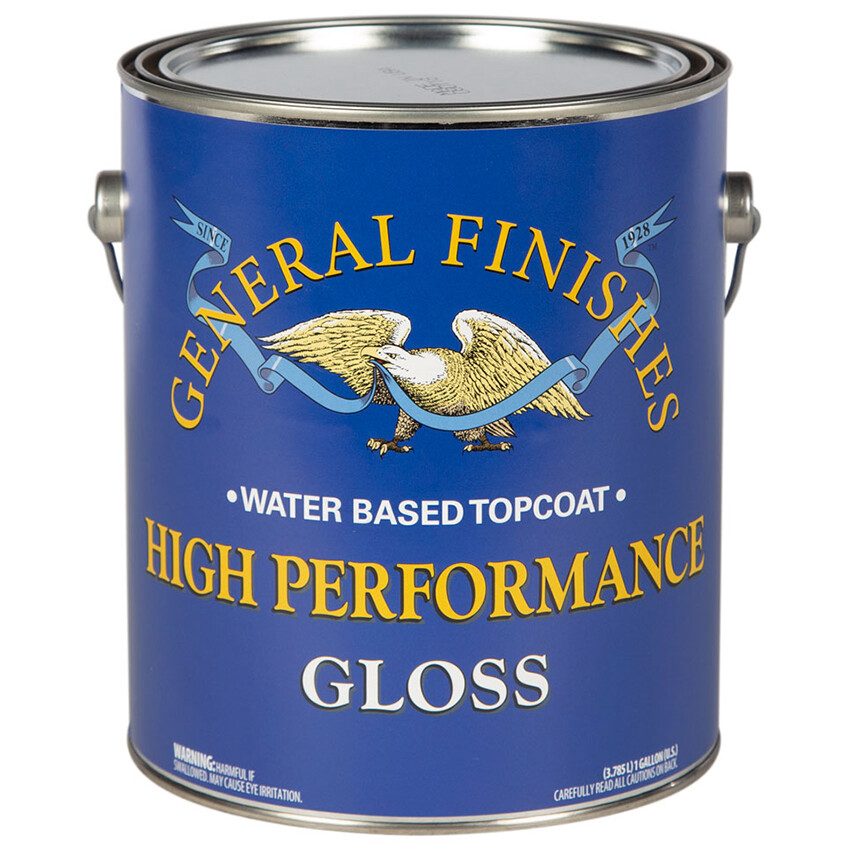 General Finishes GAHG Clear High Performance Water-Based Topcoat,