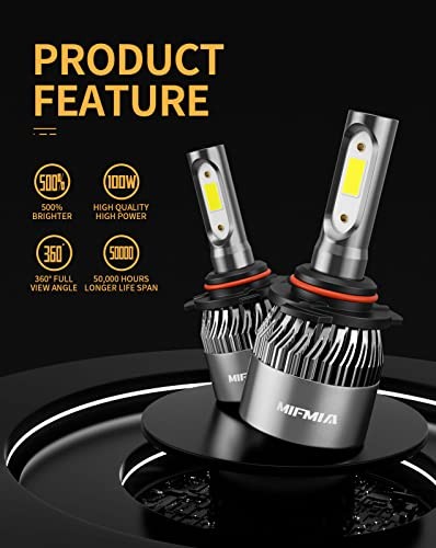 ????/???? Bulbs, 36000LM 900% Brighter 6500K Cool White, IP68 9012