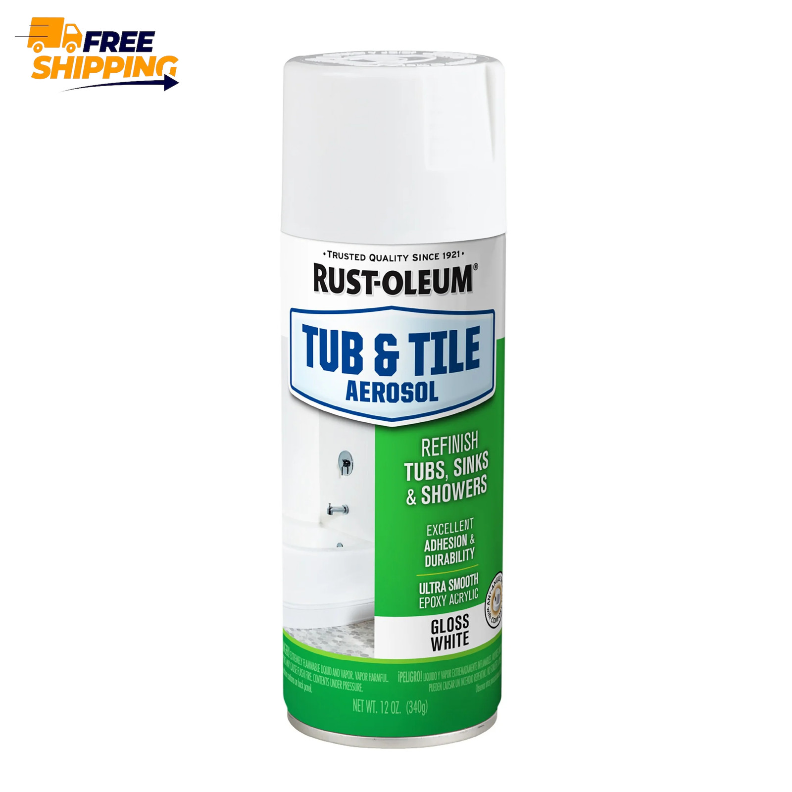 Rustoleum Tub and Tile White Aerosol