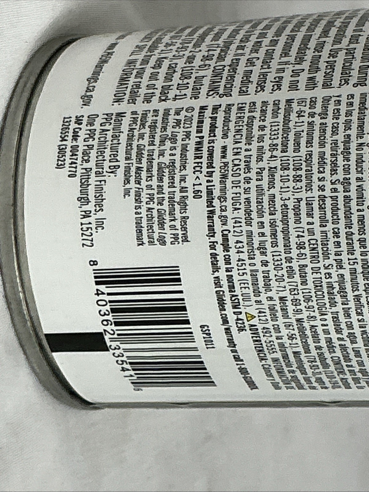 Glidden Master Finish 12 oz. Matte Black Paint Ultra-Durable Interior & Exterior