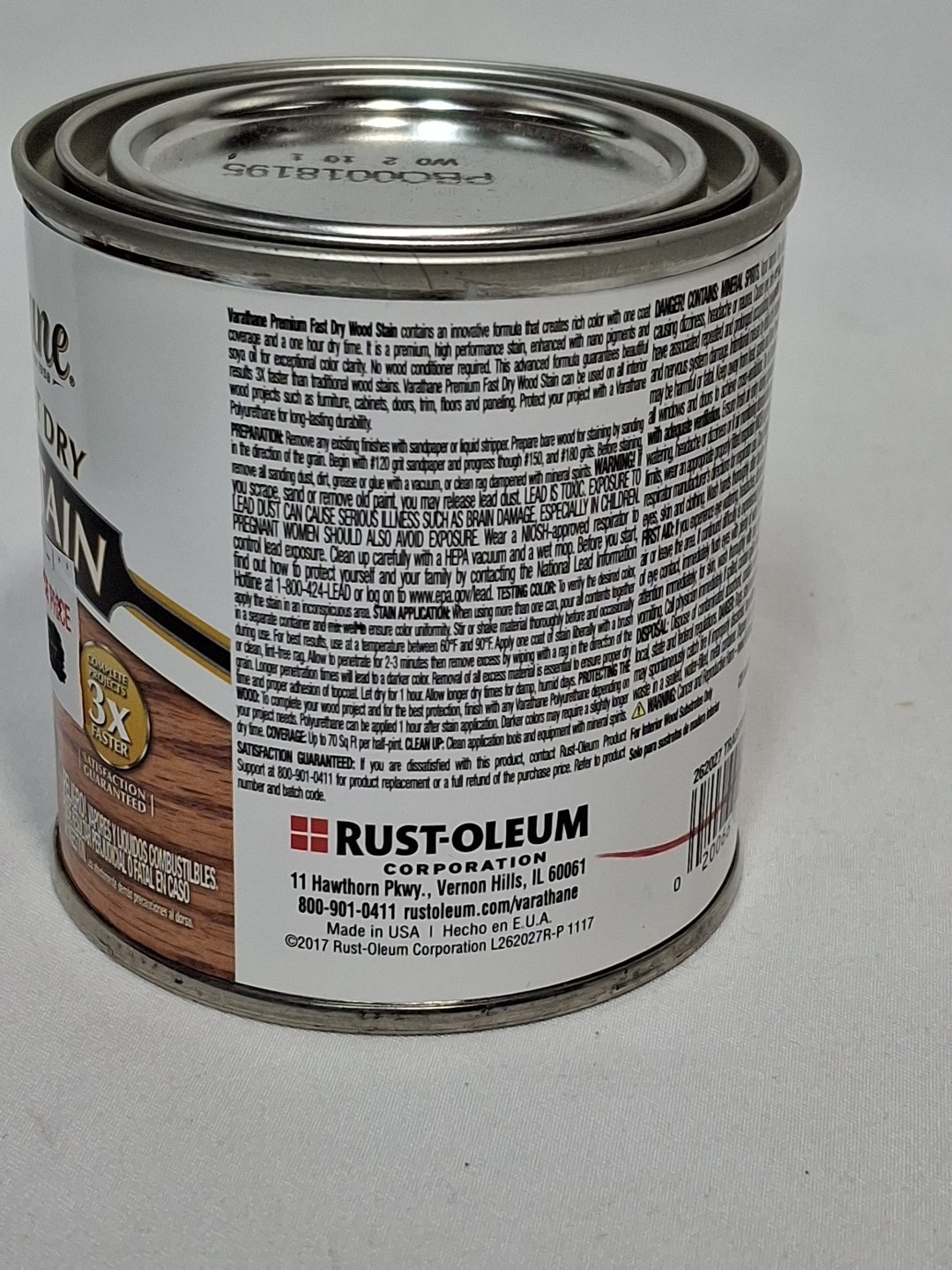Varathane Semi-Transparent TRADITIONAL CHERRY Oil-Based Urethane WoodStain 0.5pt