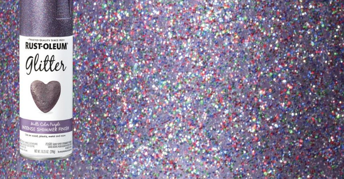 Rust-Oleum® Specialty Texture Metallic Various Colors Glitter Spray Paint –