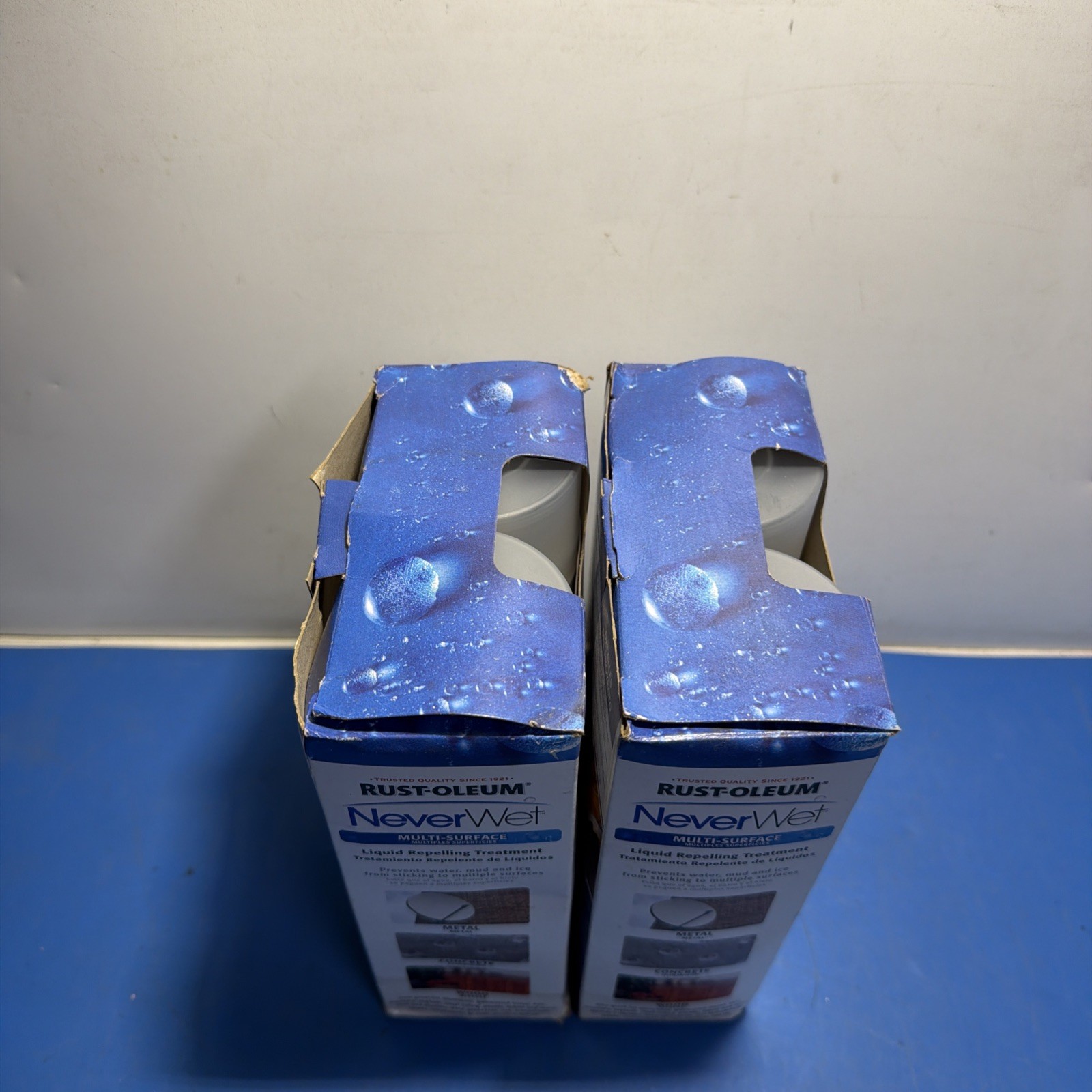 2x Rust-Oleum NeverWet Multi-Surface Liquid Repelling Treatment Kits. Read