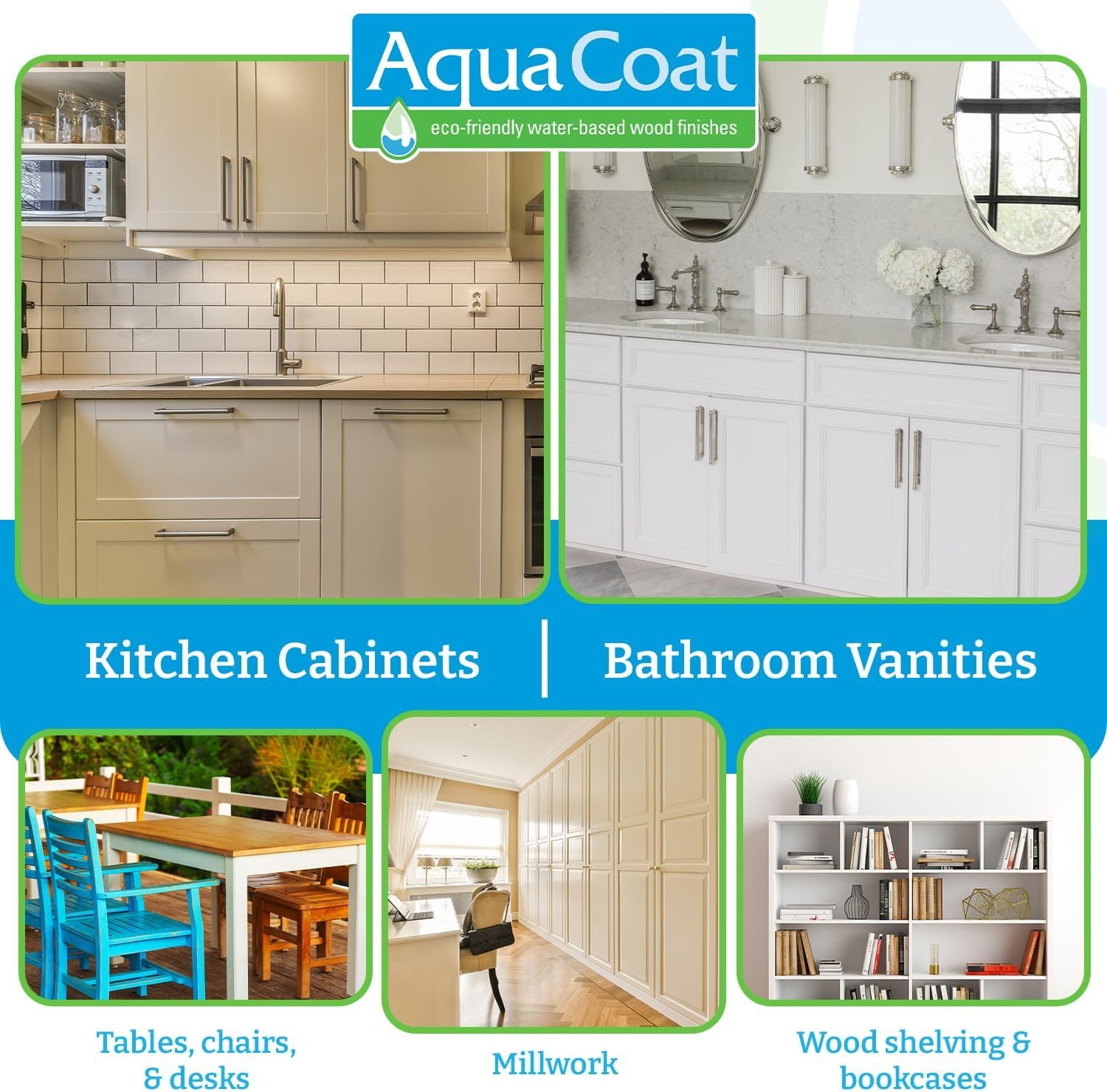 Water-Based White Cabinet Wood Grain FillerGel – Fast Drying, Low OdorWhite Wood