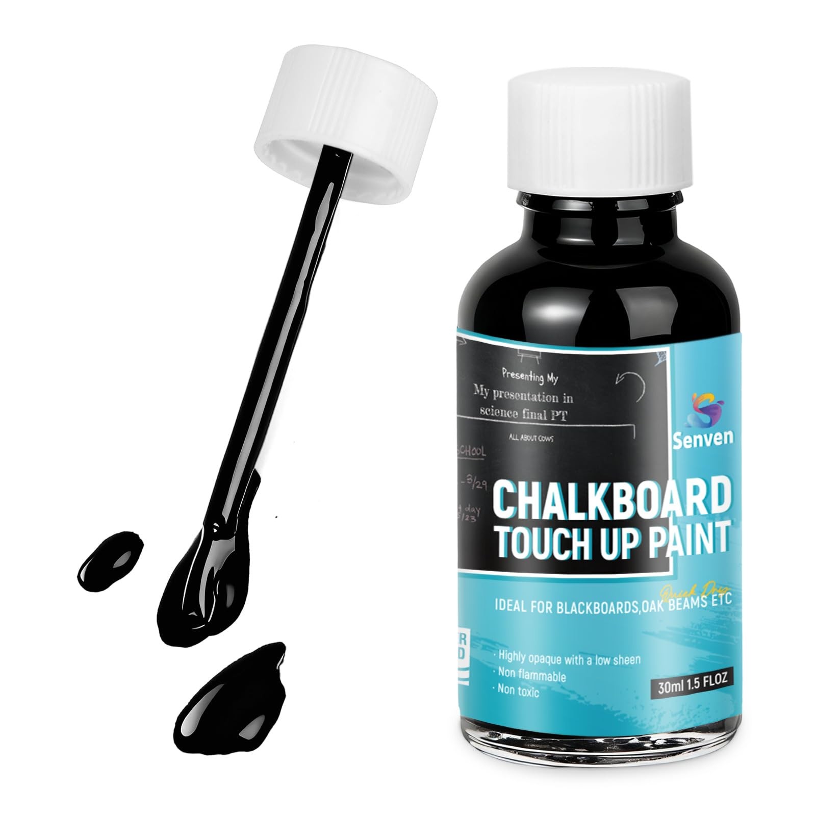 Universal Touch Up Paint Kit Matte Black Chalkboard Touch Up Paint Pen Match