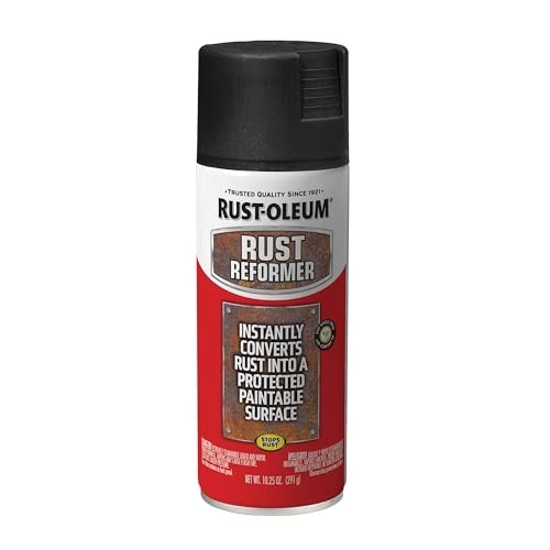 Rust-Oleum 248658 Stops Rust Reformer Spray Paint0.25 oz, Matte Black 1