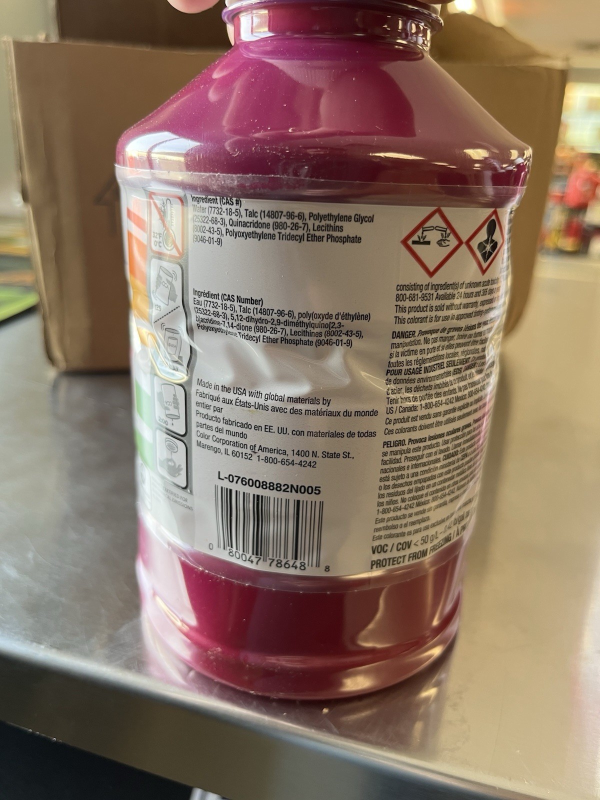 NovoColor II Universal Colorant 115 M Magenta 8882N 1 Qt