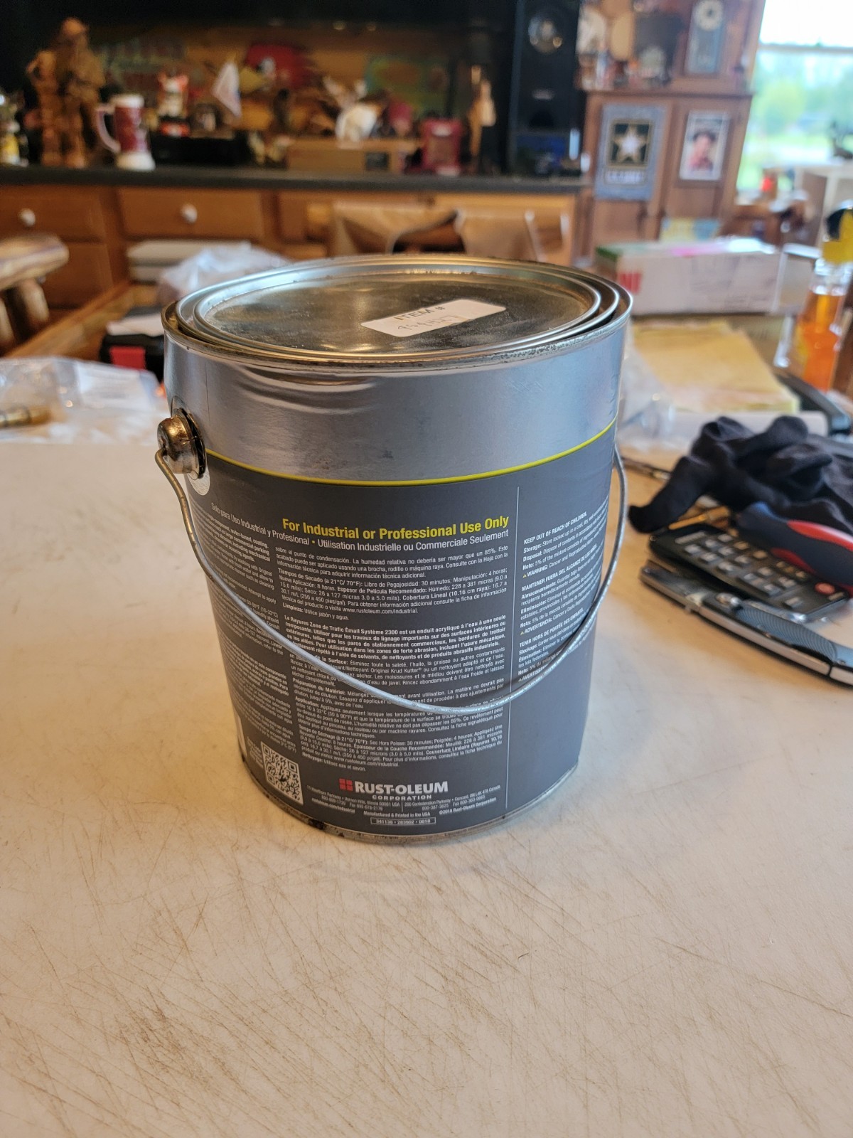 Rust-Oleum 283902 Traffic Zone Striping Paint, 1 Gal., Traffic Yellow, Water. GB