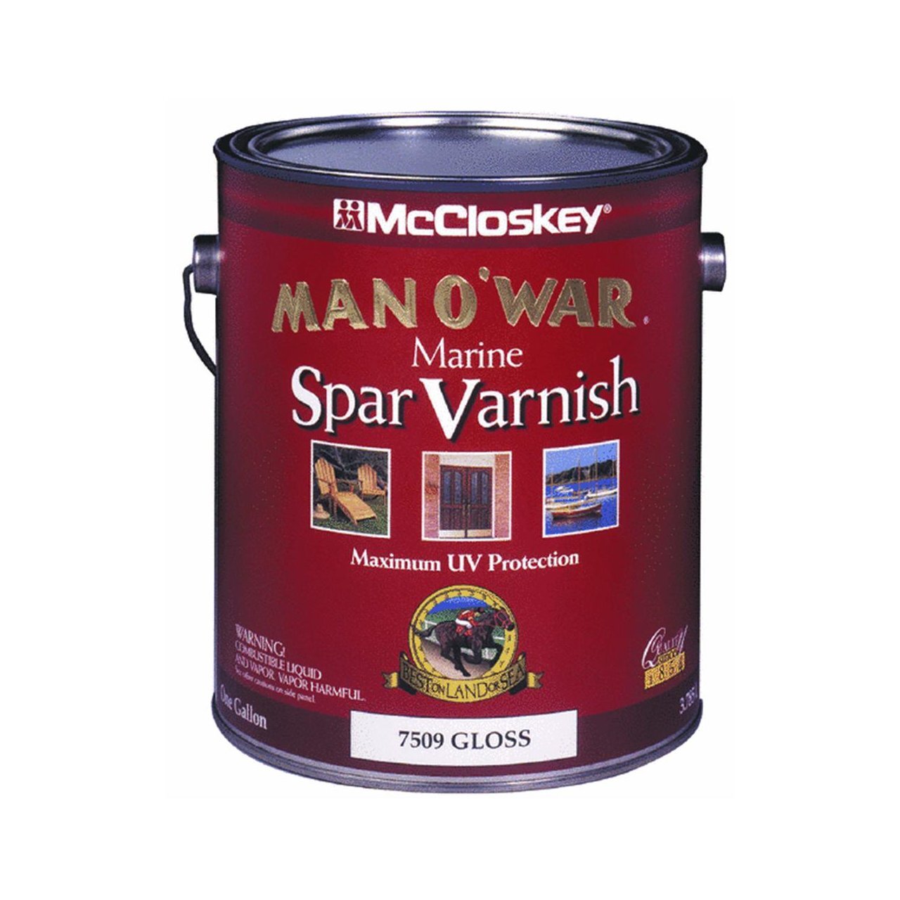 McCloskey/Valspar 80-0007509-07 Man O’War Spar Marine Varnish – Gloss ~ 1 Gallon