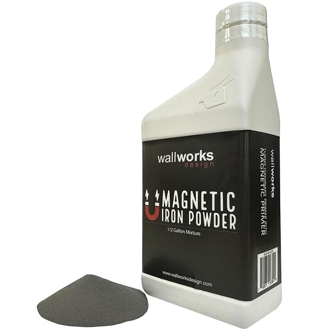 Wallworks Design Iron Powder Turn Ordinary Primer to Magnetic Primer 0.5 Gal Mix