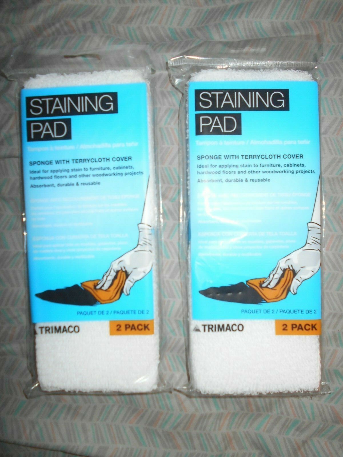 Trimaco Two Packs Of 2 Each Staining Pad’s