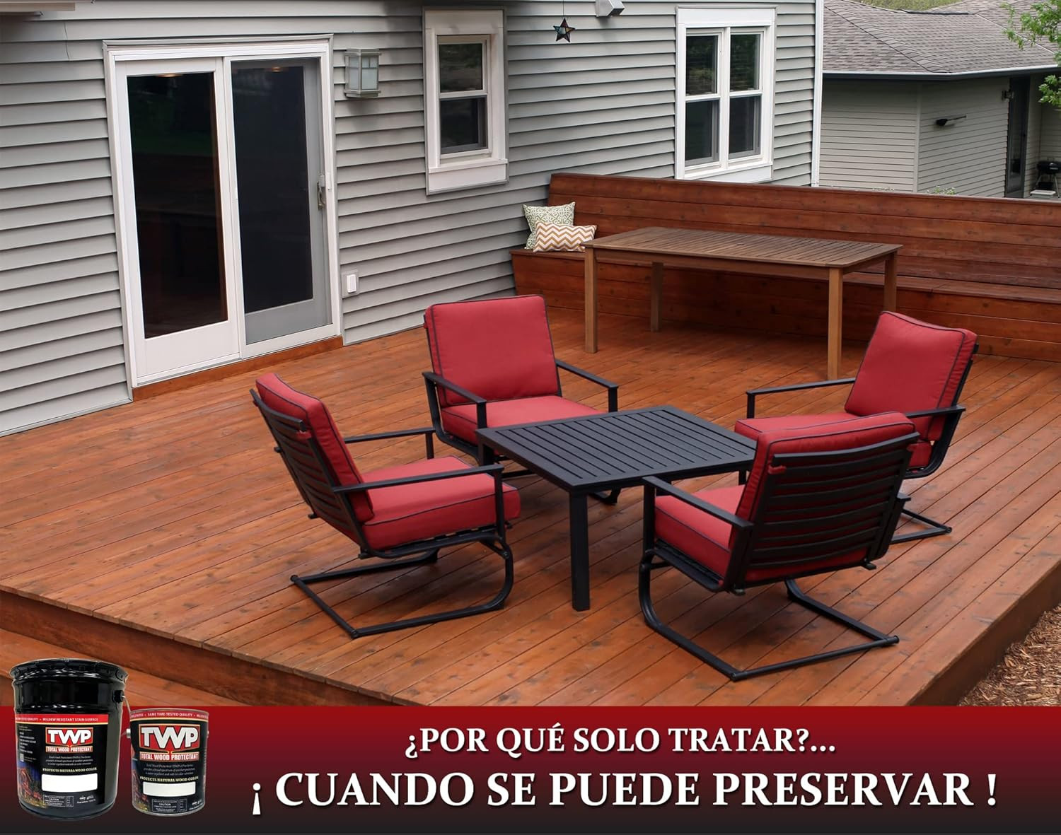 Amteco 103 Dark Oak 1 Gallon Exterior Wood Stain for Durable Protection
