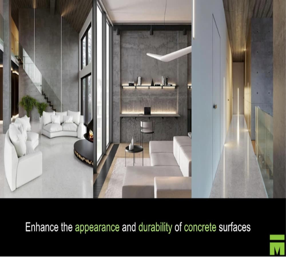 Golmex Concrete Look Plaster – Lime/Cement Finish for Walls, Interior & Exterior