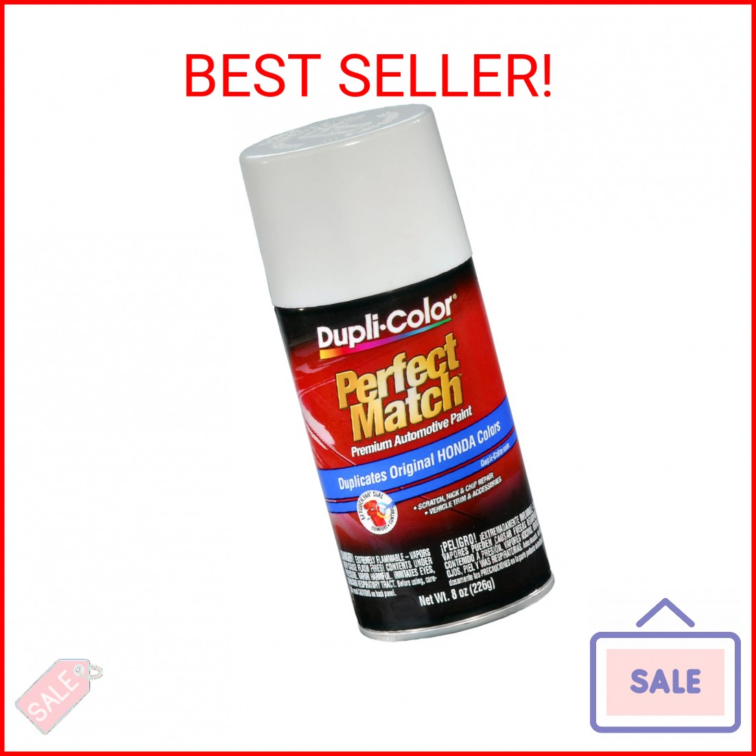 Dupli-Color EBHA09947 Perfect Match Automotive Spray Paint – Honda White Diamond
