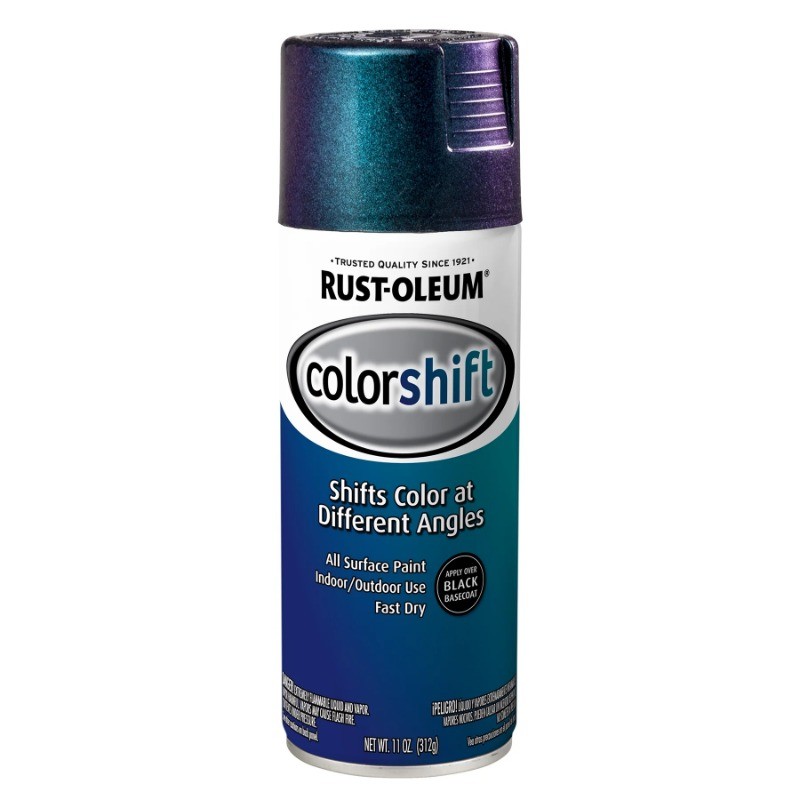 Iridescent, Rust-Oleum Color Shift Spray Paint-384335, 11 oz