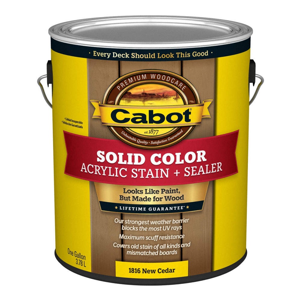 CABOT Solid Color Acrylic Stain + Sealer 829P17